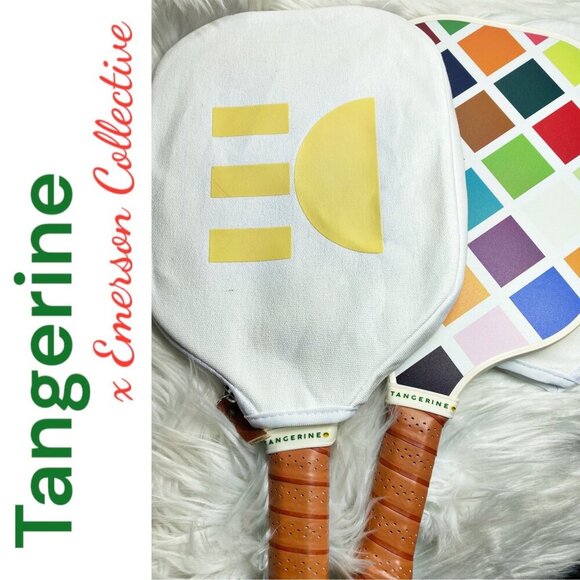 RARE EMERSON COLLECTIVE x TANGERINE Pickleball Paddle Set - Picture 13 of 14